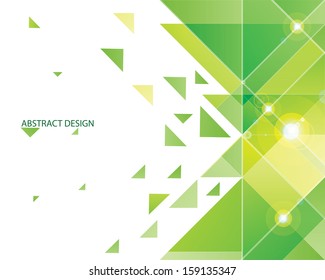 Green abstract background Design