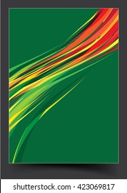 Green abstract background design
