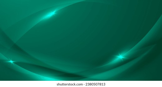 Green abstract background design with elegant elements vector illustration.