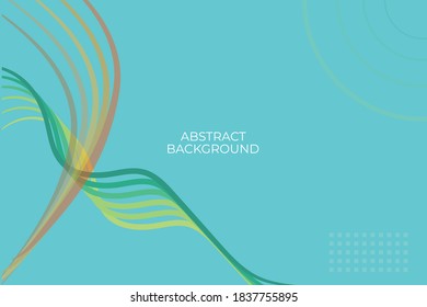 Grünes abstraktes Hintergrunddesign. Tolle Vektorgrafik für Web, Smartphone, Anwendung, Computer, Laptop etc.