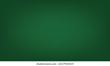 Fondo abstracto verde con rayas diagonales. Patrón de vector
