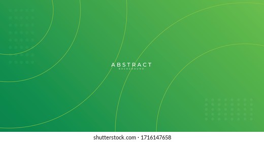 Green abstract background with dot and circle shape element design. Vector illustration for presentation, banner, cover, web, flyer, card, poster, wallpaper, texture, slide, and magazine