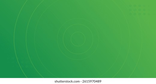 Green abstract background with dot and circle shape element design. Vector illustration for presentation, banner, cover, web, flyer, card, poster, wallpaper, texture, slide, and magazine