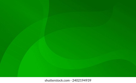 Grüner abstrakter Hintergrund. Dynamische Formen-Zusammensetzung. Vorlage für Poster, Hintergrund, Buchabdeckung und Broschüre. Vektorgrafik