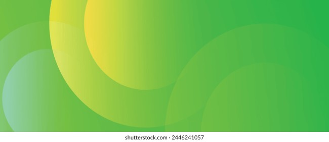 green abstract background, Dynamic shapes composition