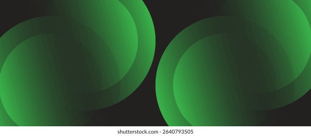 green abstract background. Dynamic shapes composition. vectors