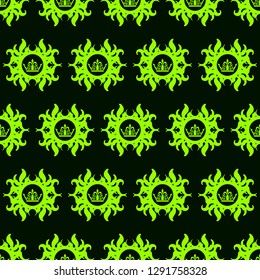 Green abstract background. Fashion graphics.