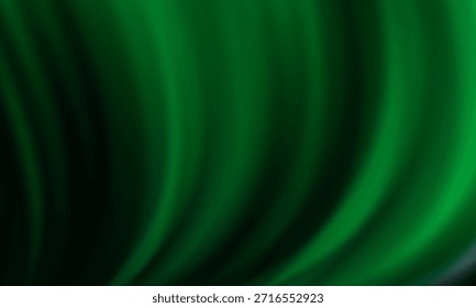 green abstract background featuring flowing curves and soft gradients. Ideal as a versatile backdrop for tech, nature,