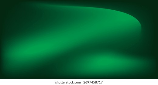 Green abstract background flowing with noise