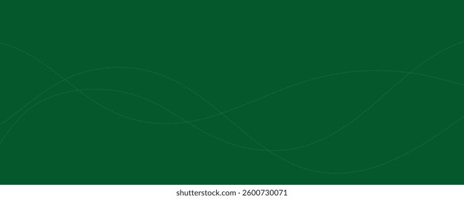 Green Abstract Background with Flowing Wavy Lines