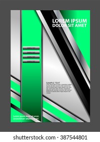 green Abstract Background flyer
