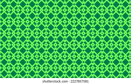 fondo abstracto verde con un patrón geométrico y sin costuras. estilo geométrico - vector de stock.