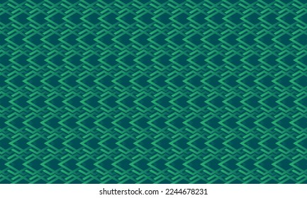 green abstract background with geometric and seamless pattern. geometric style - stock vector.	