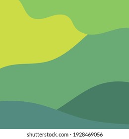 Fondo de resumen verde, formas geométricas abstractas, fondo de ilustración vectorial