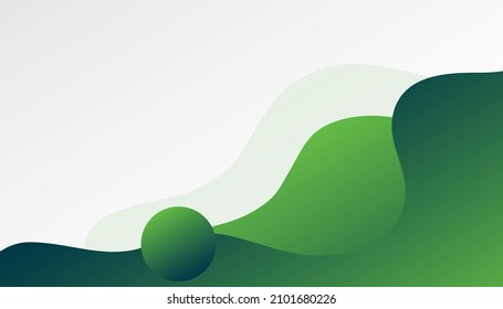 Green abstract background with geometric shapes gradient. wavy geometric background modern with colorful style gradient color. Abstract texture. Wave pattern. Eps10 vector

