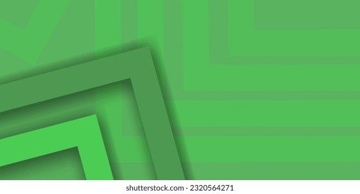 Green abstract background with geometric shapes gradient color for presentation design. Suit for business, corporate, institution, conference, party, festive, seminar, and talks
