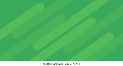 Green abstract background with geometric shapes gradient color for presentation design.