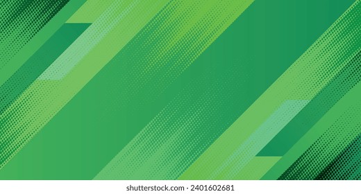 Green abstract background with geometric shapes gradient color for presentation design. Suit for business, corporate, institution, conference, party, festive, seminar, and talks