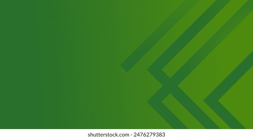 Green abstract background with geometric shapes gradient color for presentation design. Suit for business, corporate, institution, conference, party, festive, seminar, and talks.