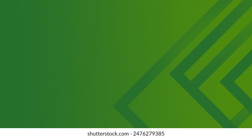 Green abstract background with geometric shapes gradient color for presentation design. Suit for business, corporate, institution, conference, party, festive, seminar, and talks.