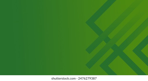 Green abstract background with geometric shapes gradient color for presentation design. Suit for business, corporate, institution, conference, party, festive, seminar, and talks.