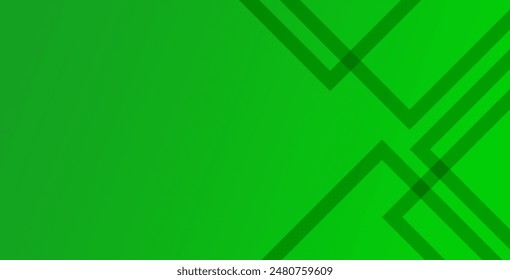 Green abstract background with geometric shapes gradient color for presentation design. Suit for business, corporate, institution, conference, party, festive, seminar, and talks.