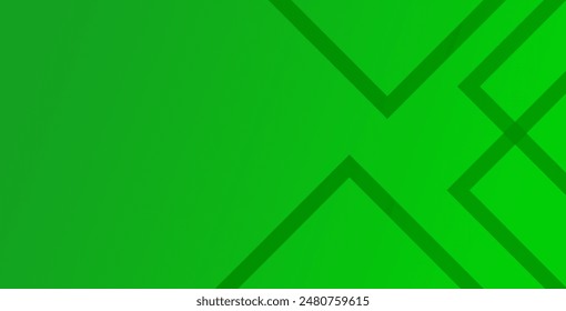 Green abstract background with geometric shapes gradient color for presentation design. Suit for business, corporate, institution, conference, party, festive, seminar, and talks.