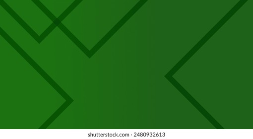 Green abstract background with geometric shapes gradient color for presentation design. Suit for business, corporate, institution, conference, party, festive, seminar, and talks.