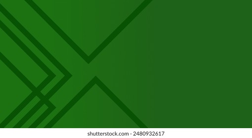 Green abstract background with geometric shapes gradient color for presentation design. Suit for business, corporate, institution, conference, party, festive, seminar, and talks.
