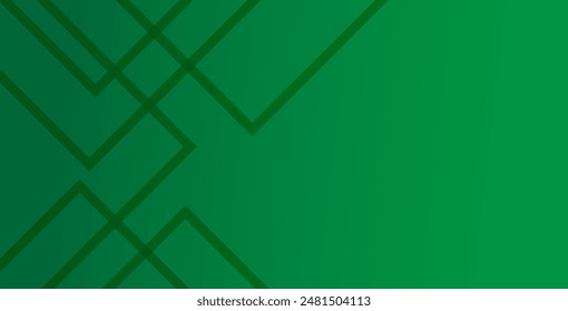 Grüner abstrakter Hintergrund mit geometrischen Formen Gradientenfarbe für Präsentationsdesign. Geeignet für Business, Unternehmen, Institution, Konferenz, Party, Feste, Seminar und Gespräche.