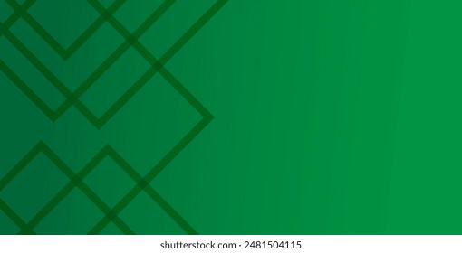 Green abstract background with geometric shapes gradient color for presentation design. Suit for business, corporate, institution, conference, party, festive, seminar, and talks.