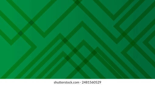 Grüner abstrakter Hintergrund mit geometrischen Formen Gradientenfarbe für Präsentationsdesign. Geeignet für Business, Unternehmen, Institution, Konferenz, Party, Feste, Seminar und Gespräche. VEKTORGRAFIK EPS