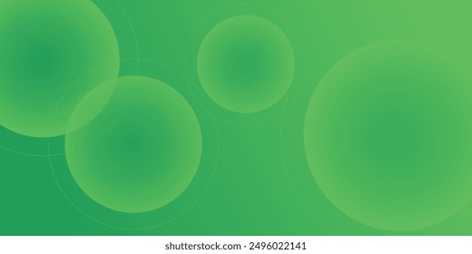 Green abstract background with geometric shapes gradient color for presentation design. Suit for business, corporate, institution, conference, party, festive, seminar, and talks.