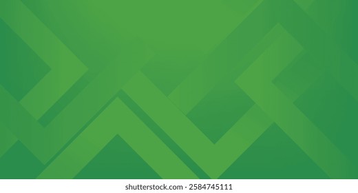 Green abstract background with geometric shapes gradient color for presentation design. Suit for business, corporate, institution, conference, party, festive, seminar, and talks.