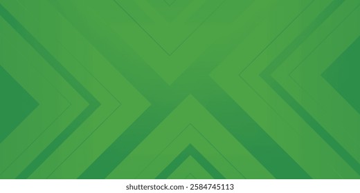 Green abstract background with geometric shapes gradient color for presentation design. Suit for business, corporate, institution, conference, party, festive, seminar, and talks.