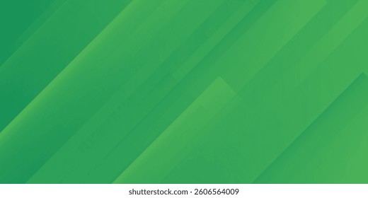 Green abstract background with geometric shapes gradient color for presentation design. Suit for business, corporate, institution, conference, party