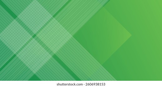 Green abstract background with geometric shapes gradient color for presentation design. Suit for business, corporate, institution, conference, party, festive, seminar, and talks. modern eps10