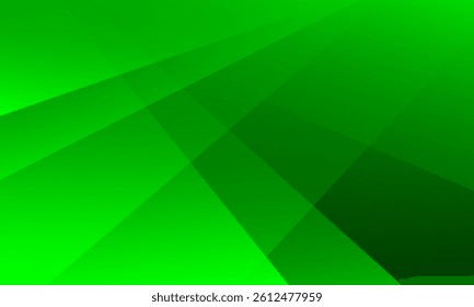 Green abstract background with geometric shapes. Eps10 vector