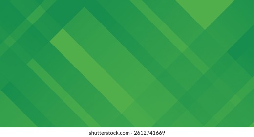 Green abstract background with geometric shapes gradient color for presentation abstract