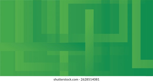 Green abstract background with geometric shapes gradient color for presentation design. Suit for business, corporate, institution, conference, party, festive, seminar, and talks.