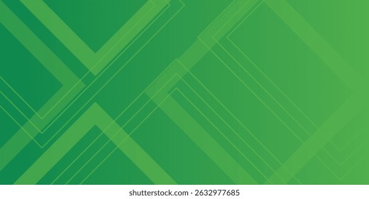 Plano de fundo abstrato verde com cores de gradiente de formas geométricas para design de apresentação. Terno para negócios, corporativos, instituições, conferências, festas, seminários e palestras.