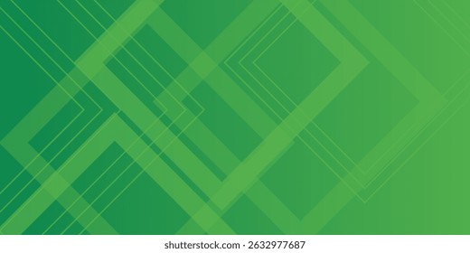 Green abstract background with geometric shapes gradient color for presentation design. Suit for business, corporate, institution, conference, party, festive, seminar, and talks.