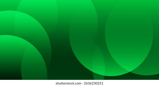 Green abstract background with geometric shapes gradient color for presentation design. Suit for business, corporate, institution, conference, party, festive, seminar, and talks.