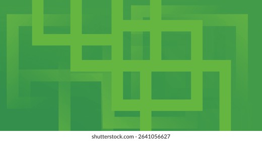 Green abstract background with geometric shapes gradient color for presentation design. Suit for business, corporate, institution, conference, party, festive, seminar, and talks.