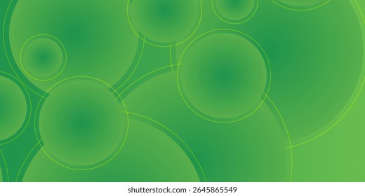 Green abstract background with geometric shapes gradient color for presentation design. Suit for business, corporate, institution, conference, party, festive, seminar, and talks.