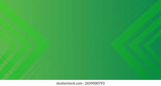 Fondo abstracto verde con Formas geométricas color degradado para el diseño de presentación.