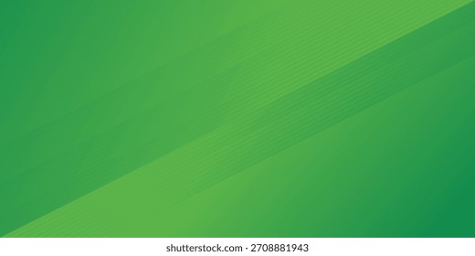 Green abstract background with geometric shapes gradient color for presentation design. Suit for business, corporate, institution, conference, party, festive, seminar, and talks.