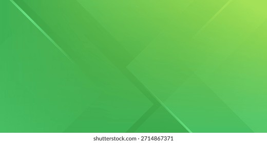 Green abstract background with geometric shapes gradient color for presentation design. Suit for business, corporate, institution, conference, party, festive, seminar, and talks.