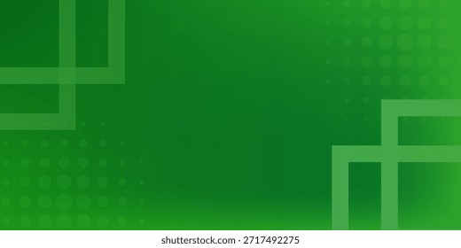 Grüner abstrakter Hintergrund mit geometrischen Formen Farbverlauf für Präsentationsdesign. Geeignet für Business, Unternehmen, Institution, Konferenz, Party, Feste, Seminar und Vorträge.
