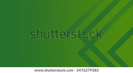 Green abstract background with geometric shapes gradient color for presentation design. Suit for business, corporate, institution, conference, party, festive, seminar, and talks.